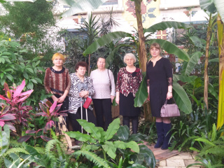 Участники клуба «Золотой возраст» посетили «Зимний сад».