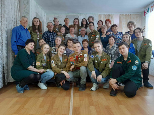 Встреча со студентами Владивостокских вузов – «Снежный десант»  с участниками клуба «Ветеран».