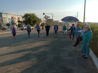 "Фитнес - ходьба для граждан пенсионного возраста «55+» в Большекаменском городском округе"